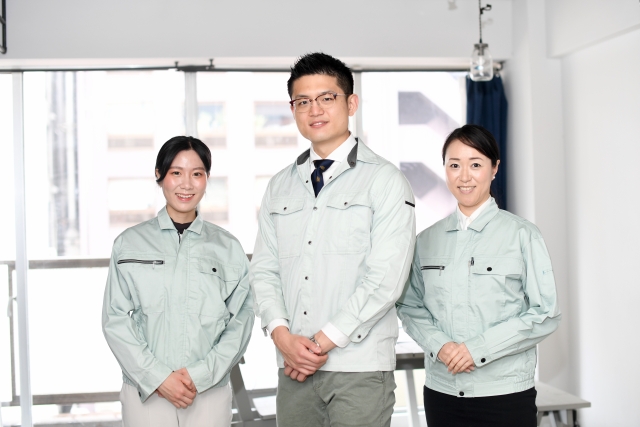 笑顔のスタッフ